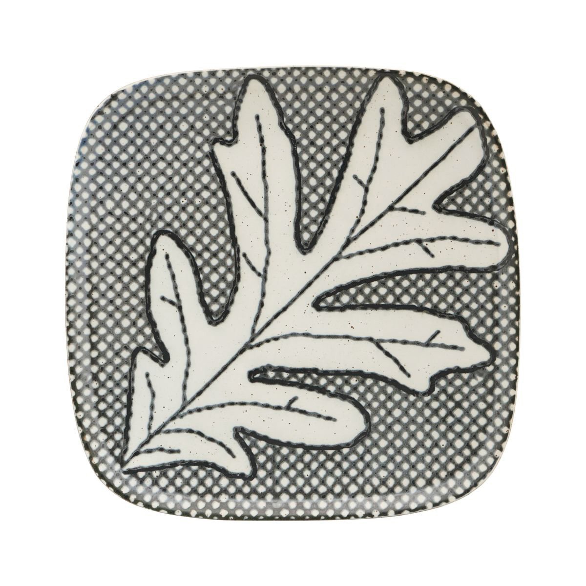 House Doctor Oak plate 21.6 cm grey-blue | Scandinavian Design | Dinner plates | Grey