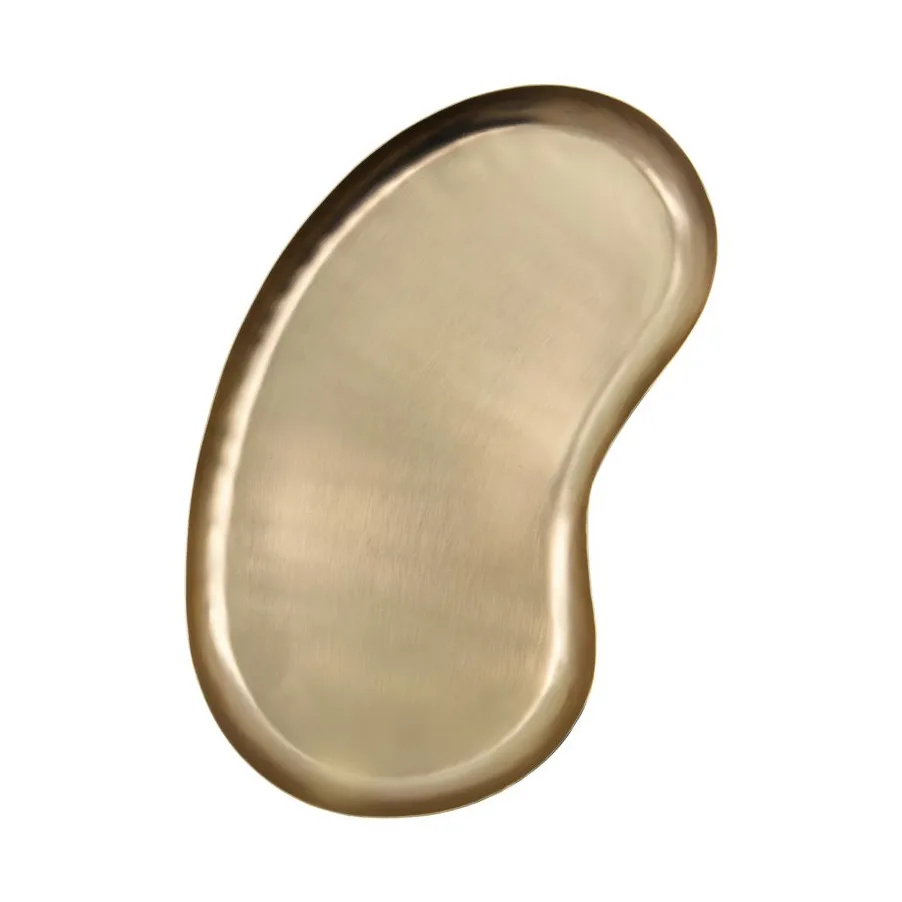 House Doctor Osea tray 15x28 cm Antique brass | Scandinavian Design | Trays | Silver-coloured