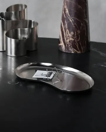 Osea tray 15x28 cm - Silver finish - House Doctor