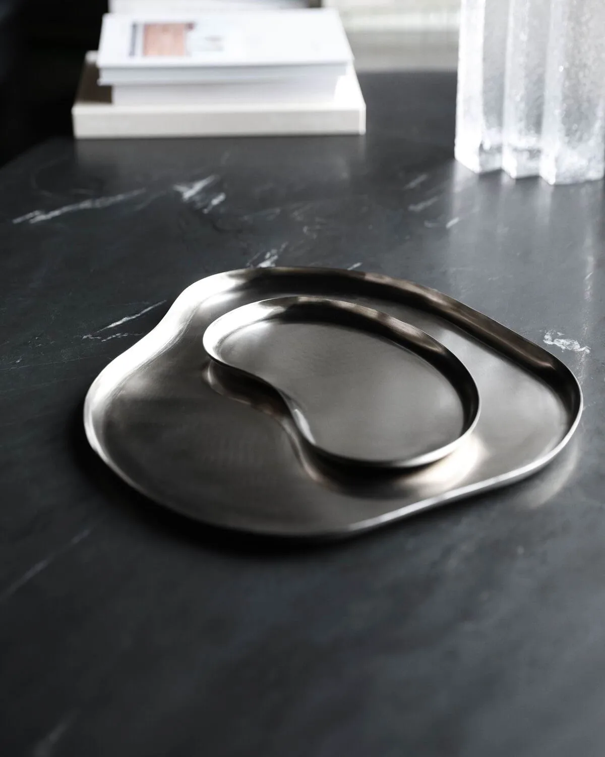 Osea tray 15x28 cm, Silver finish House Doctor