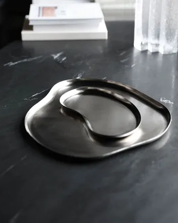 Osea tray 15x28 cm - Silver finish - House Doctor