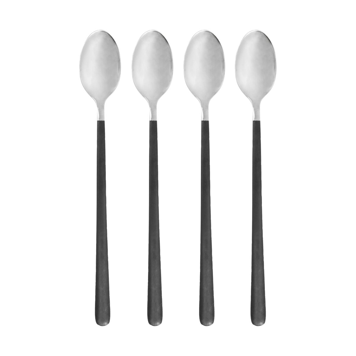 House Doctor Ox long spoon 4-pack Black-silver