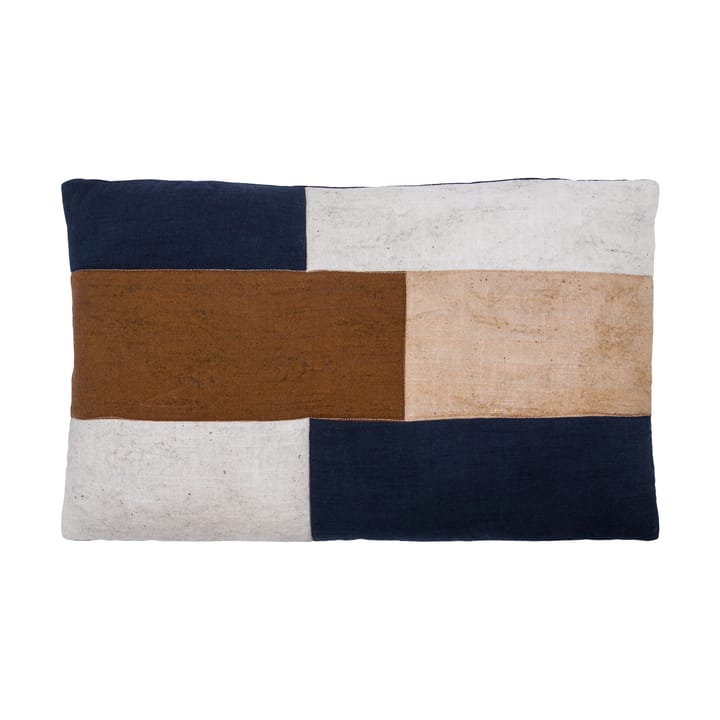 Patch cushion cover 30x50 cm - Black-sand-brown - House Doctor