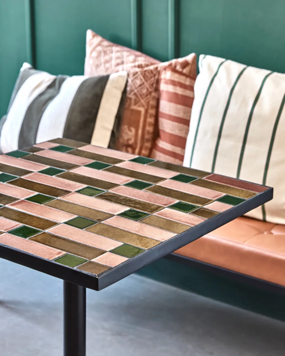 Petit café table 62x62 cm, Beige-brown House Doctor