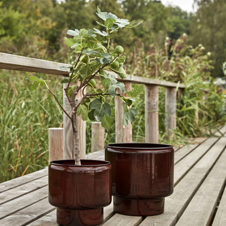 Pile pot 2 pieces

 - Brown - House Doctor