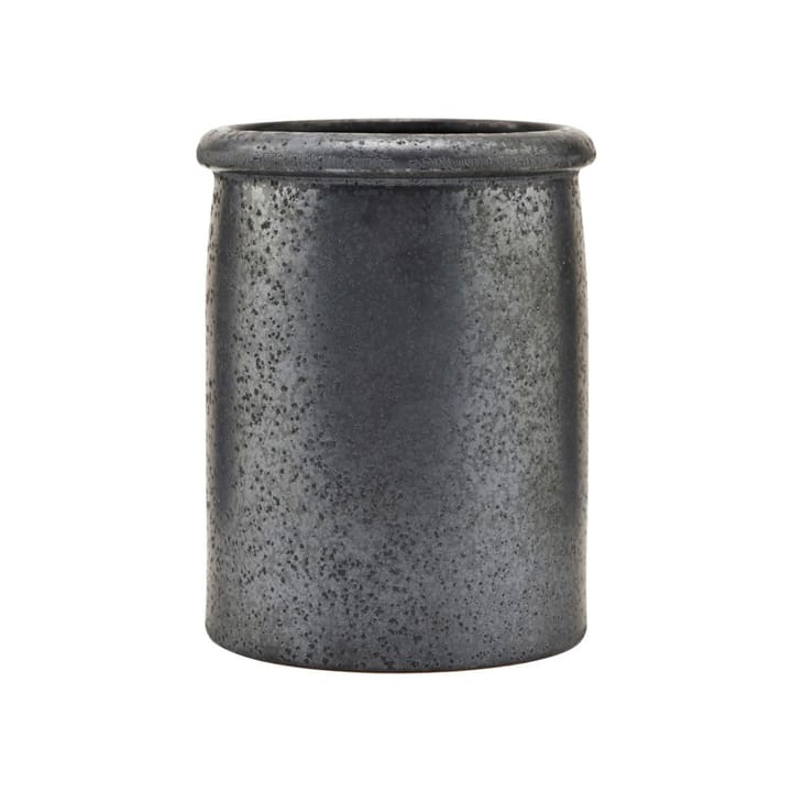 Pion flower pot Ø11.5 cm - black-brown - House Doctor