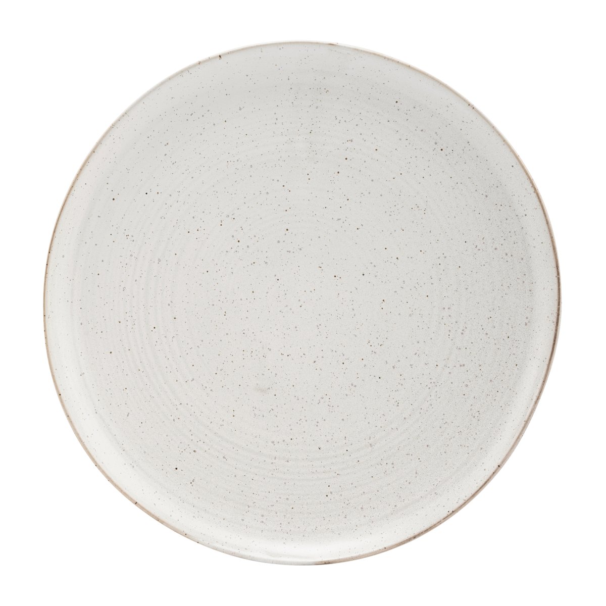 House Doctor Pion plate o28.5 cm grey-white | Scandinavian Design | Dinner plates | White