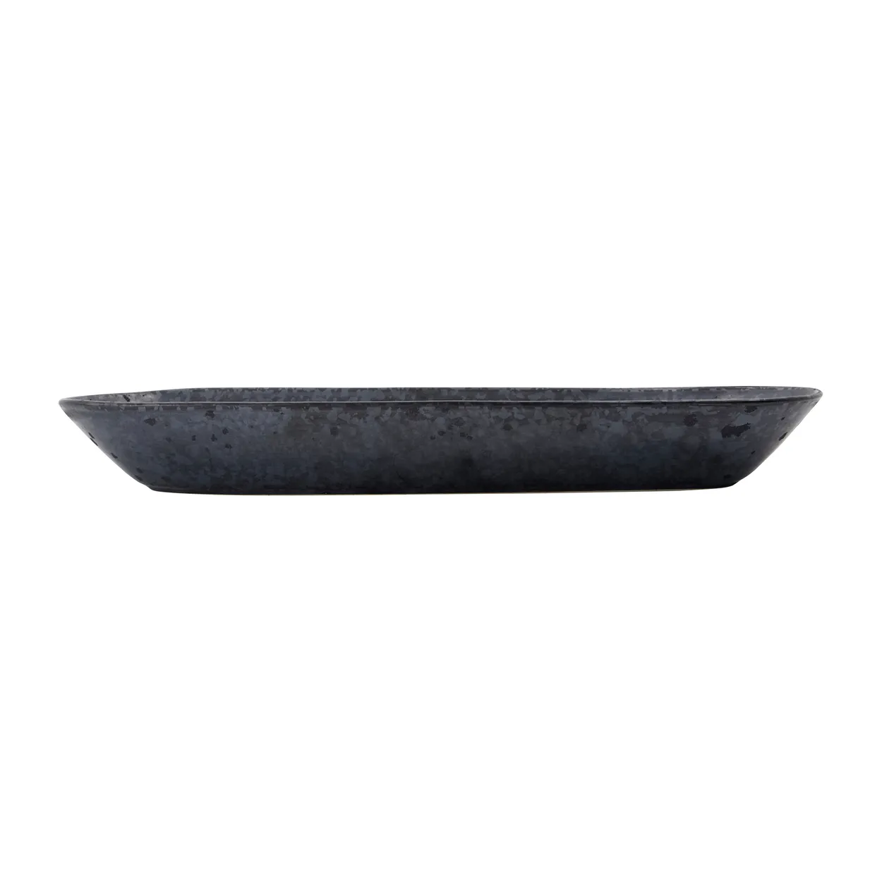 House Doctor Pion serving plate 12x35 cm Black-brown