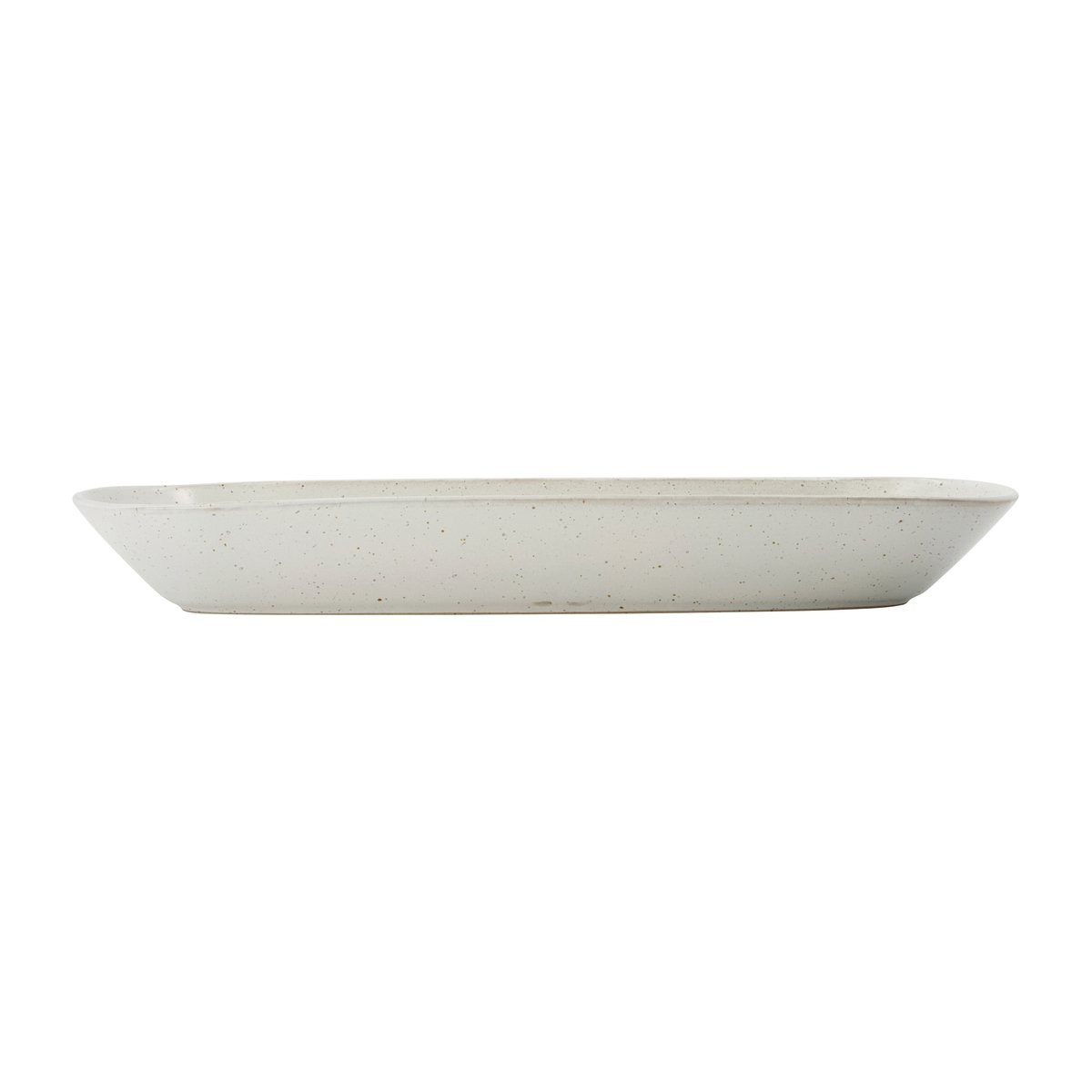 House Doctor Pion serving plate 12x35 cm grey-white