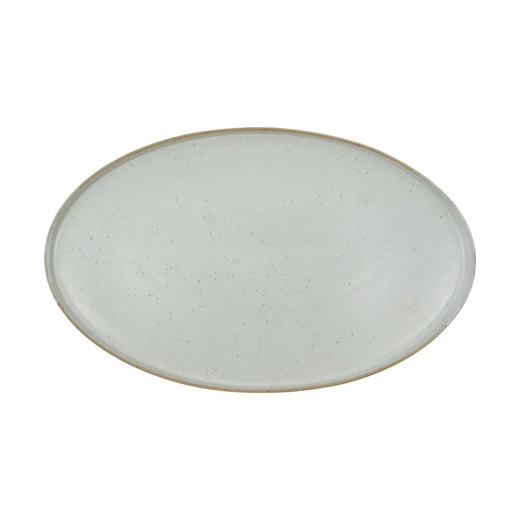 Pion serving tray 19,6x31 cm, Grey-white House Doctor