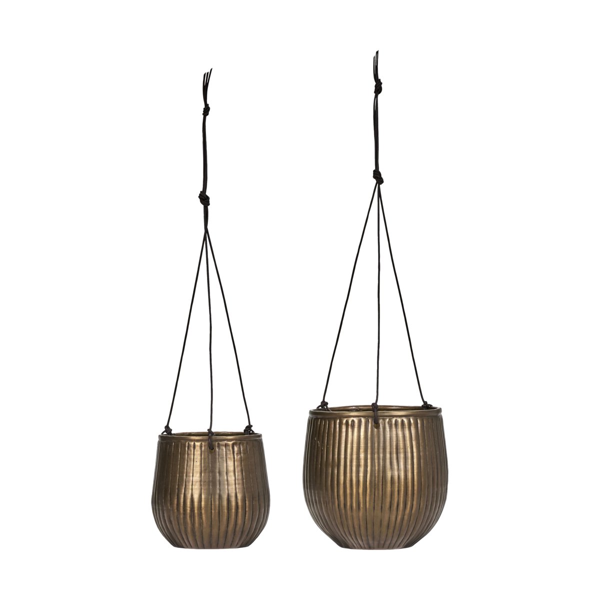 House Doctor Plan hanging pot 2 parts Golden