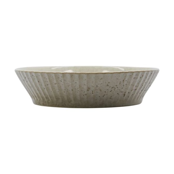 Pleat bowl Ø17.5 cm - Grey-brown - House Doctor
