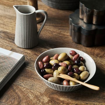 Pleat bowl Ø17.5 cm - Grey-brown - House Doctor