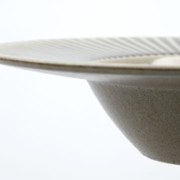 Pleat pasta plate Ø26 cm - Grey-brown - House Doctor
