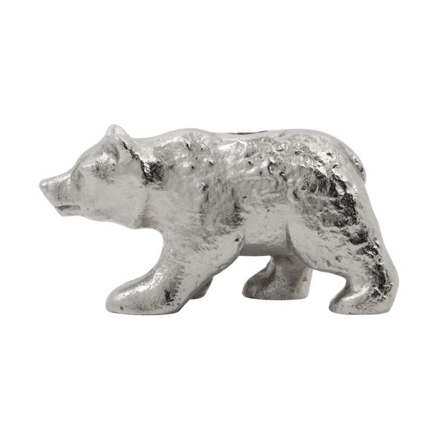 House Doctor Polar candlestick 5.5 cm Antique silver