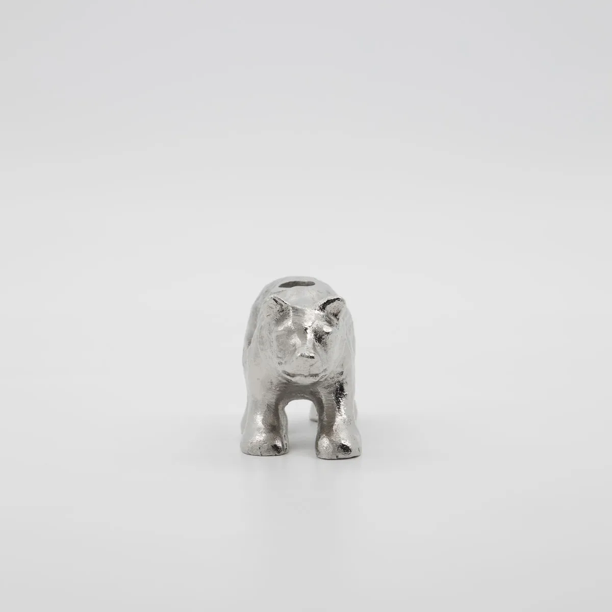 Polar candlestick 5.5 cm, Antique silver House Doctor