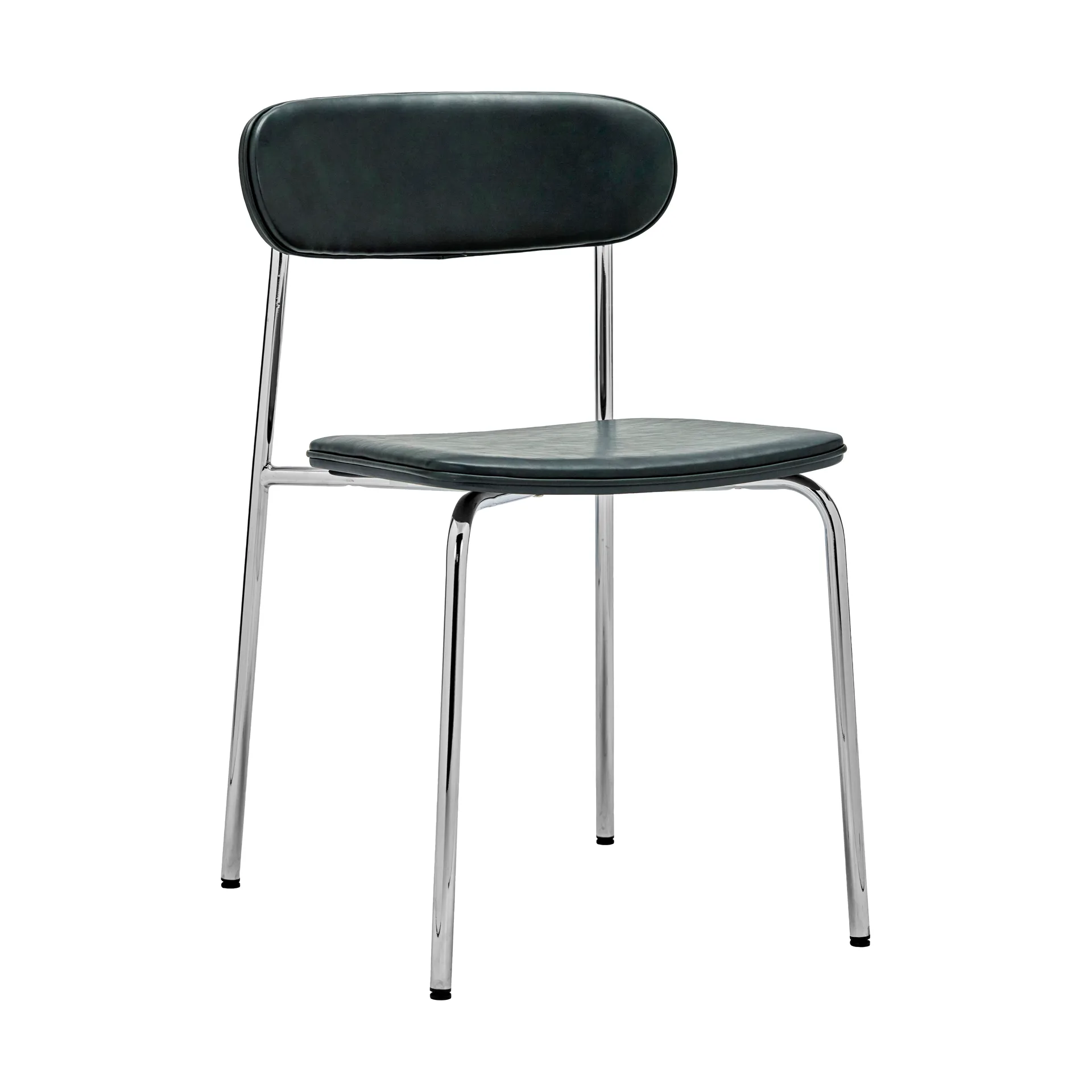 Pova chair, Crome-dark green House Doctor