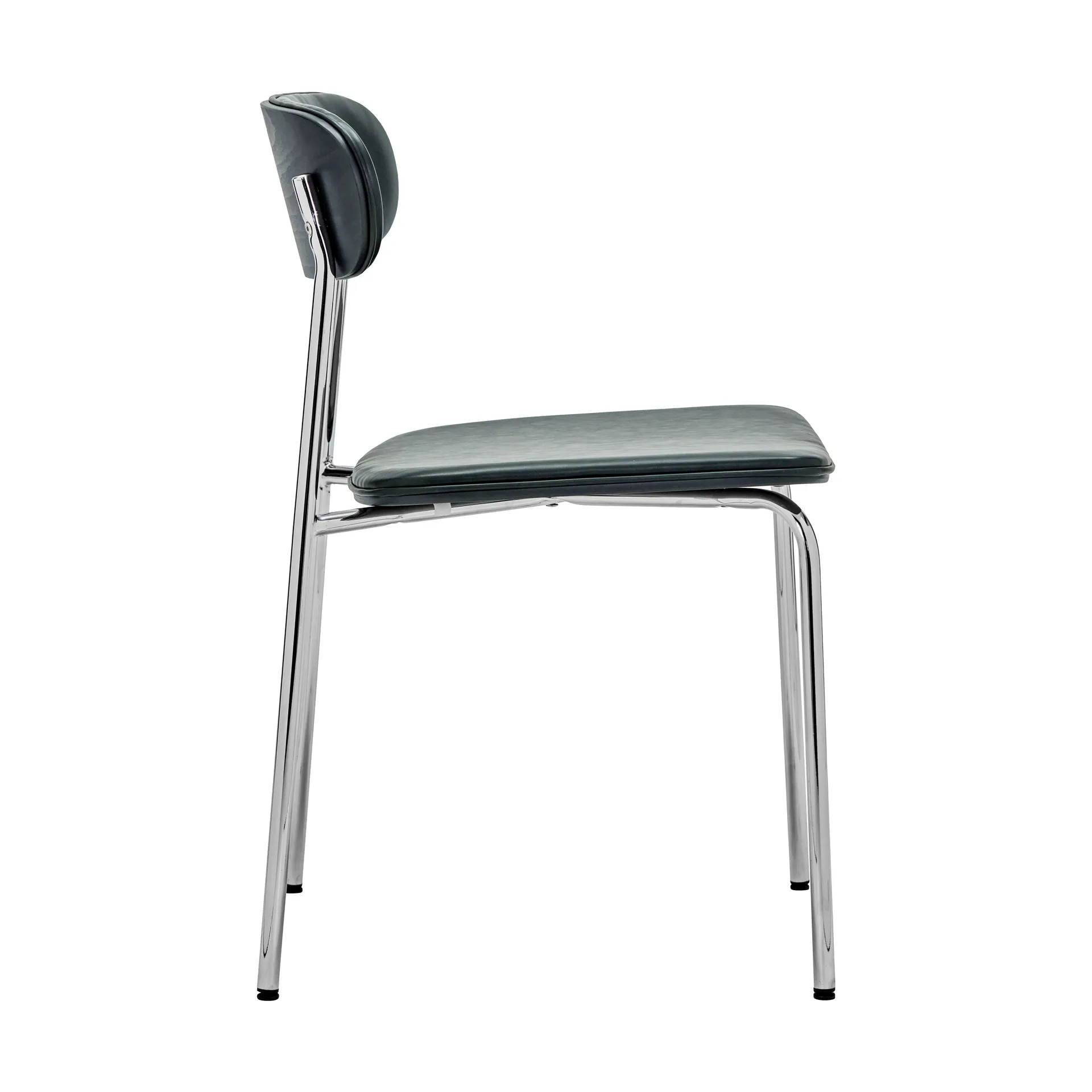 Pova chair, Crome-dark green House Doctor