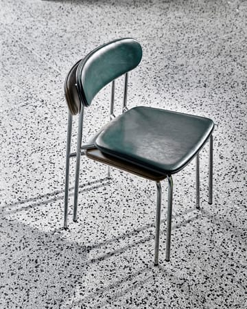 Pova chair - Crome-dark green - House Doctor