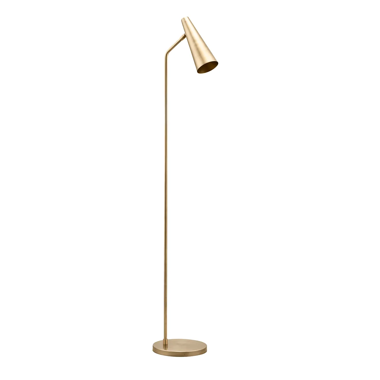 House Doctor Precise floor lamp brass | Scandinavian Design | Floor lamps | Gold-coloured