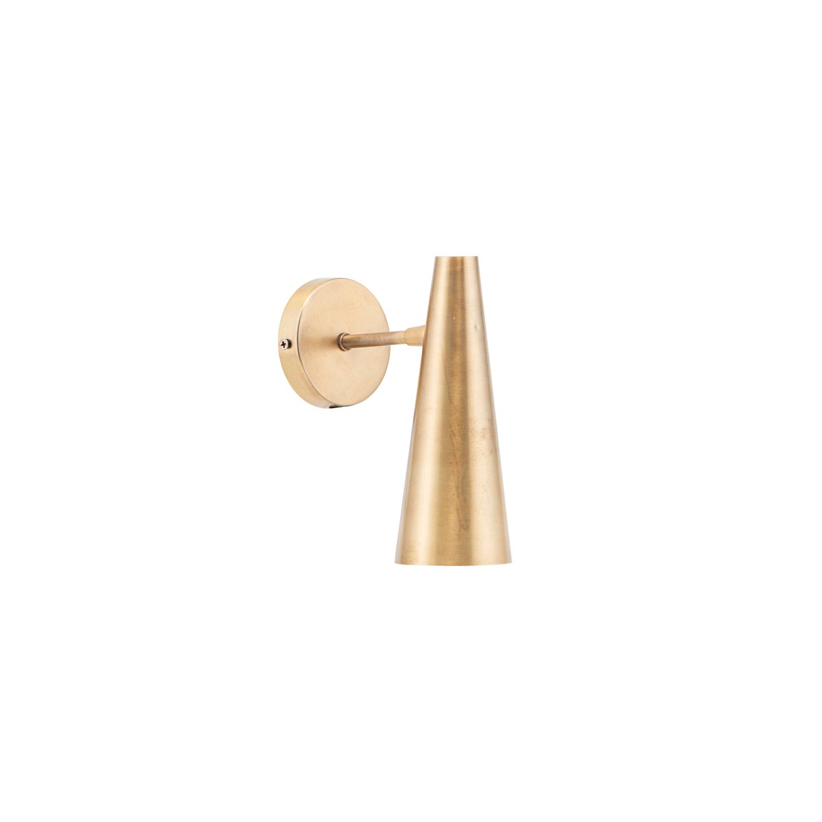 House Doctor Precise wall lamp brass 21 cm | Scandinavian Design | Wall lights | Gold-coloured