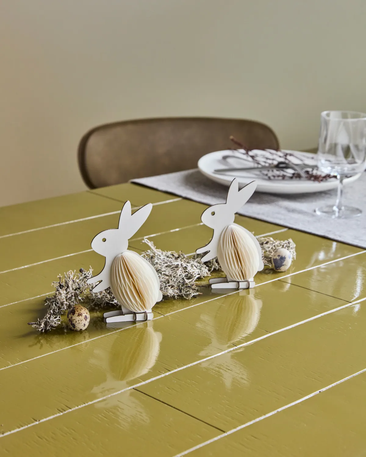 Rabb Easter bunnies decoration 2-pack, Off-white House Doctor