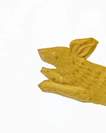 Rabbit Easter hanging decoration 3-pack - Antique brass - House Doctor