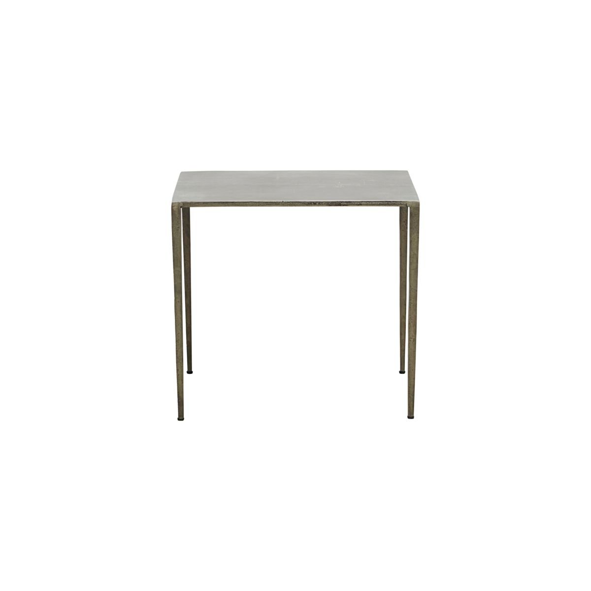 House Doctor Ranchi side table 50x45 cm Antique gray