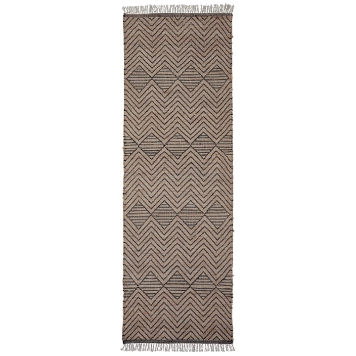 Ranjar rug 90x300 cm - Brown - House Doctor