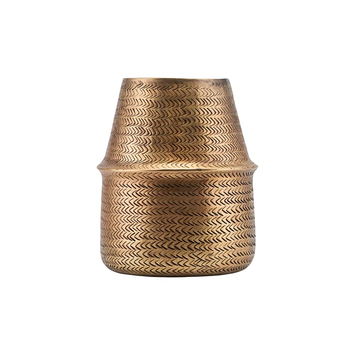 Rattan flower pot Ø19 cm, brass House Doctor