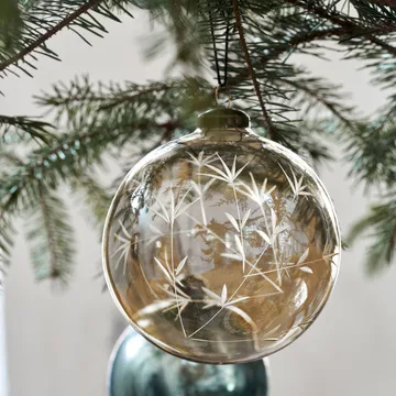 Rayn Christmas bauble Ø10 cm - Brown - House Doctor