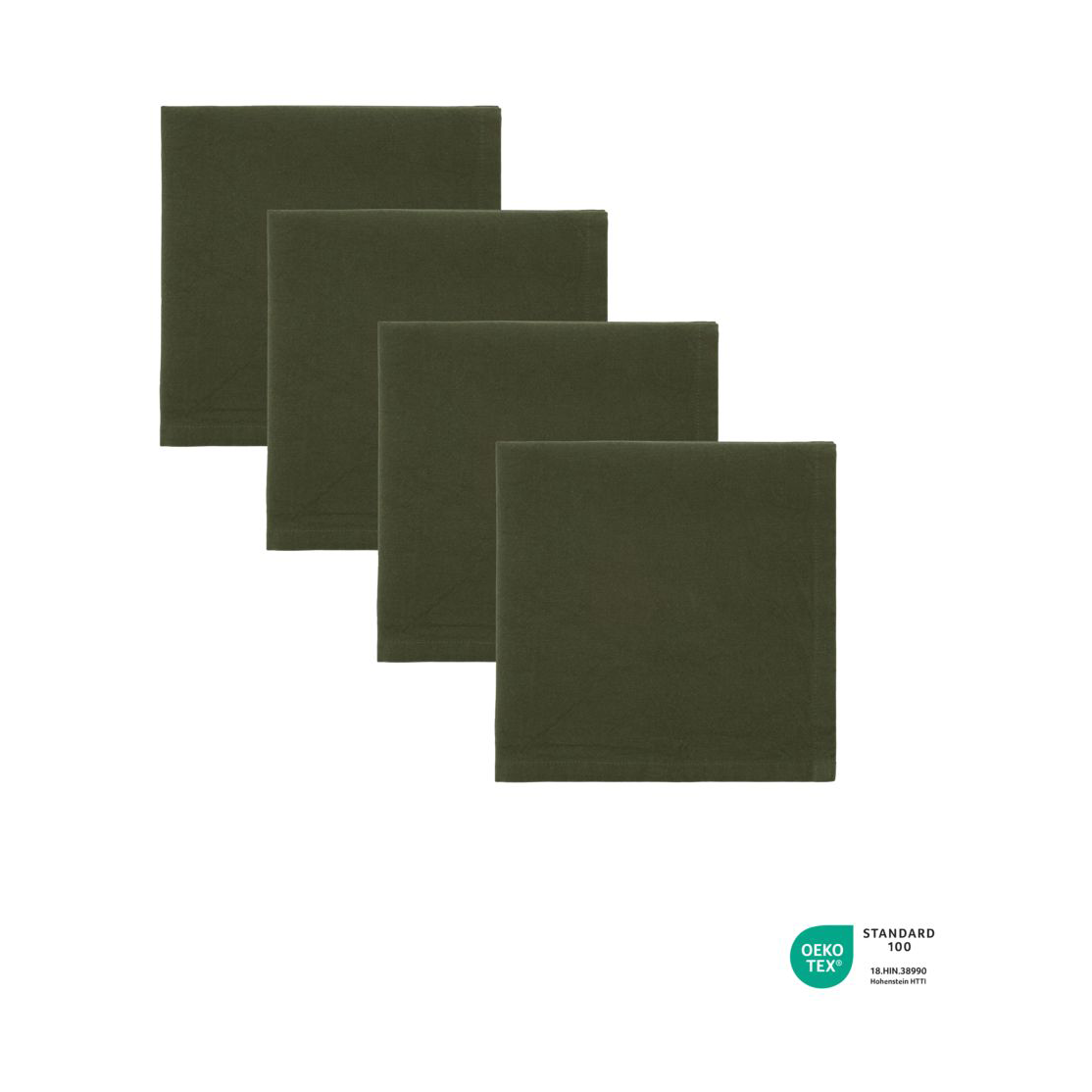 House Doctor Real napkins 40x40 cm 4-pack Dark green