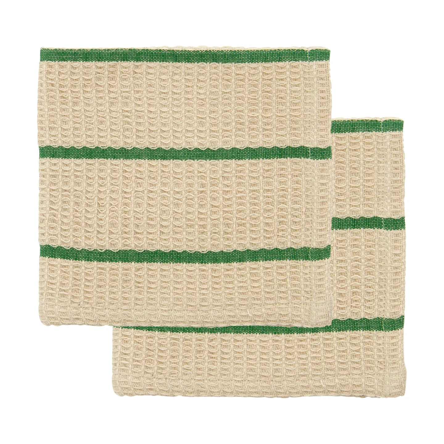 Rena dishcloth, Sand-green, 30x30 cm, 2-pack House Doctor