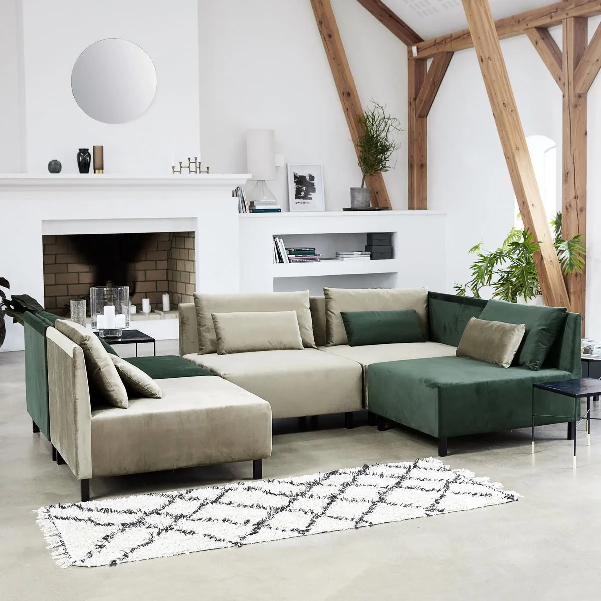 Riba rug, 90x200 cm House Doctor