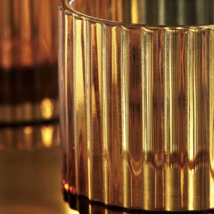 Rills tumbler 4-pack, amber House Doctor