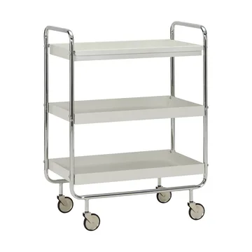 Roll serving trolley - Off-white-crome - House Doctor