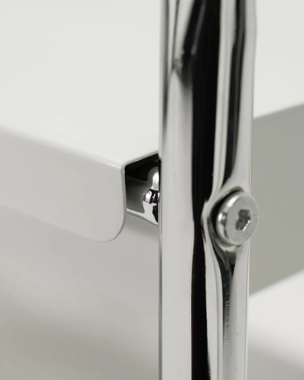 Roll trolley with removable tray, Off-white-chrome House Doctor