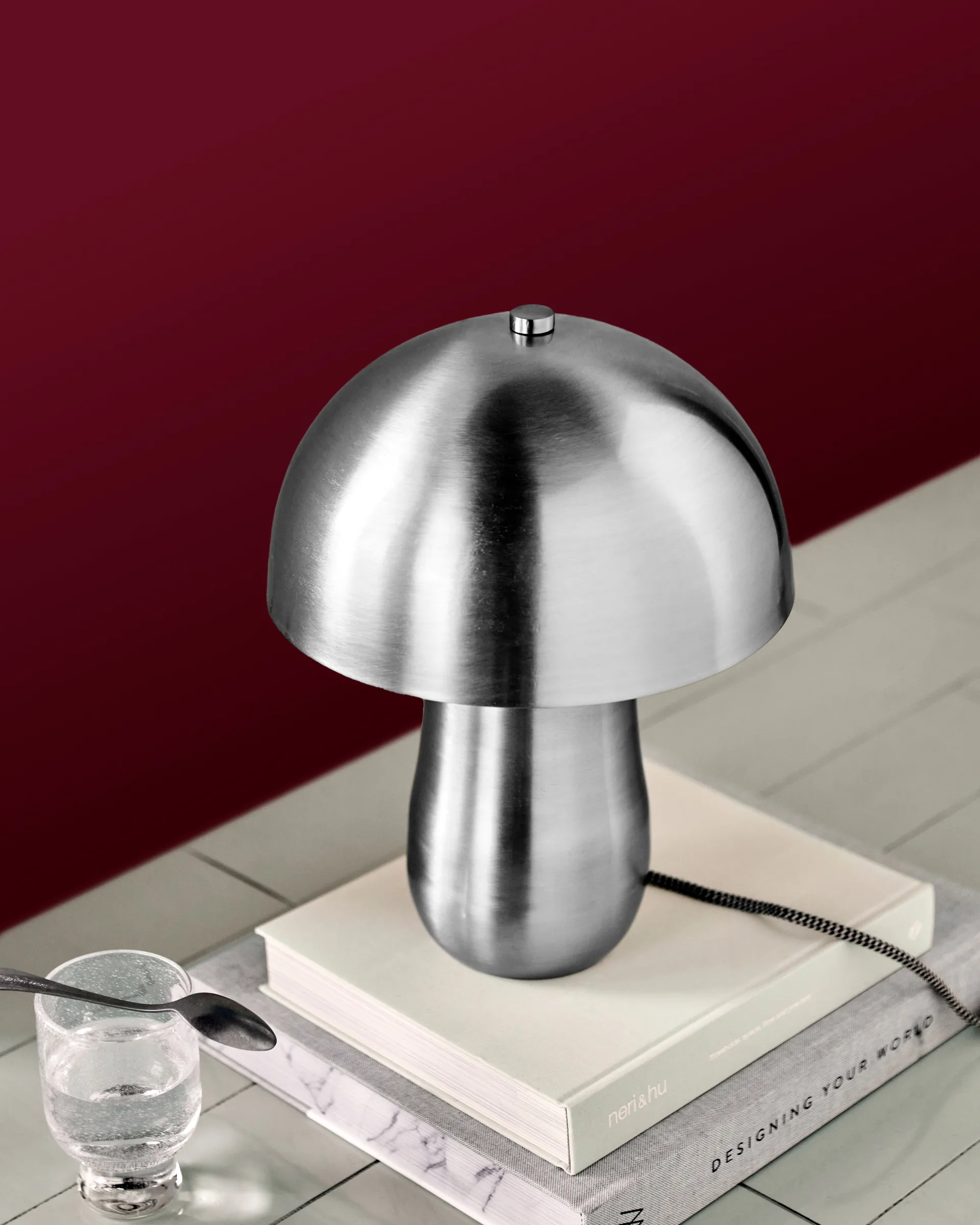 Roomie table lamp, Brushed silver House Doctor