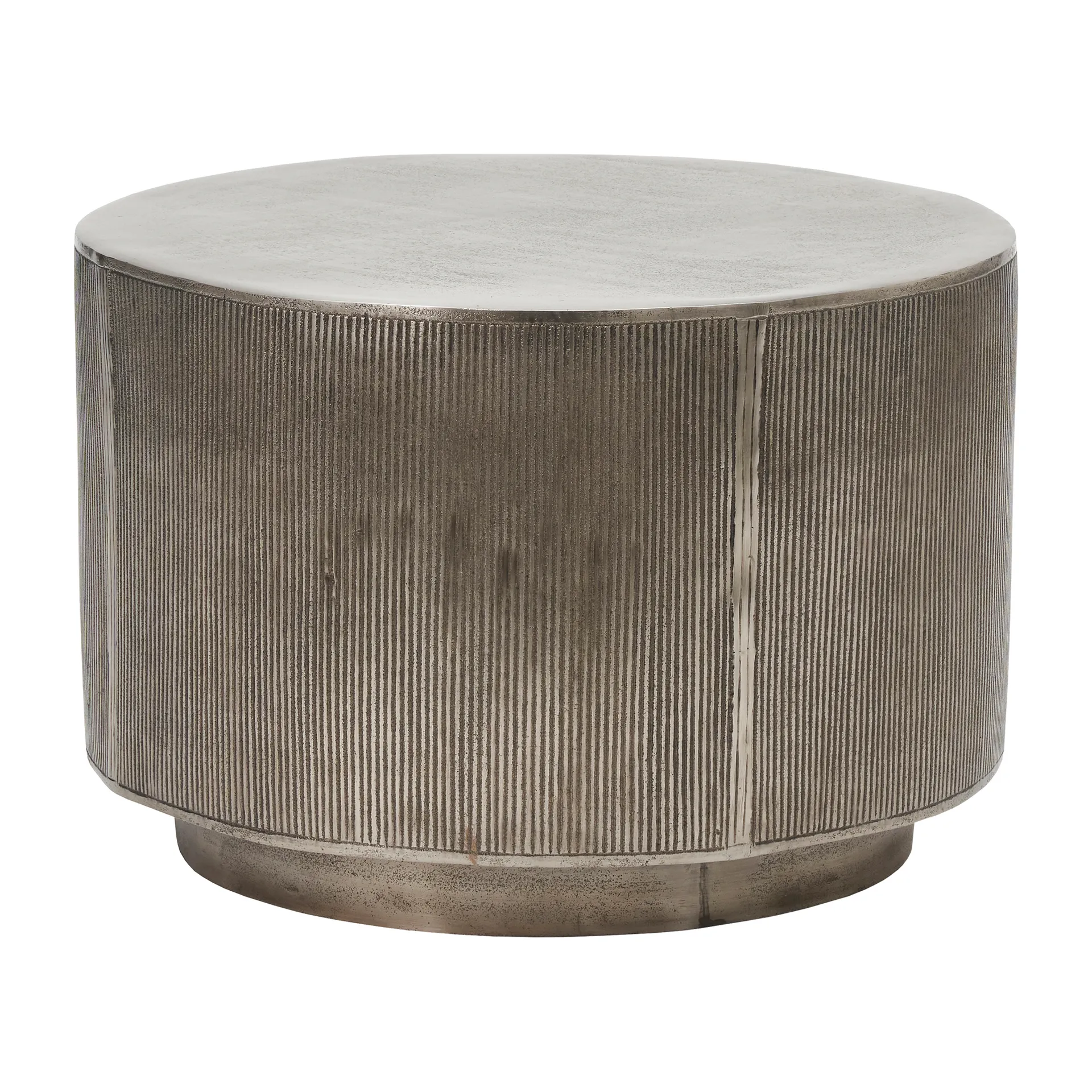 Rota coffee table 35 cm, Brushed silver House Doctor