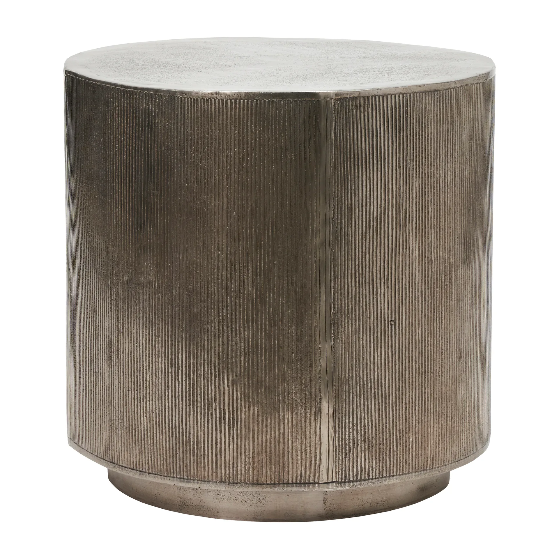 Rota coffee table 50 cm, Brushed silver House Doctor