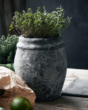 Rube flower pot Ø16 cm - grey - House Doctor