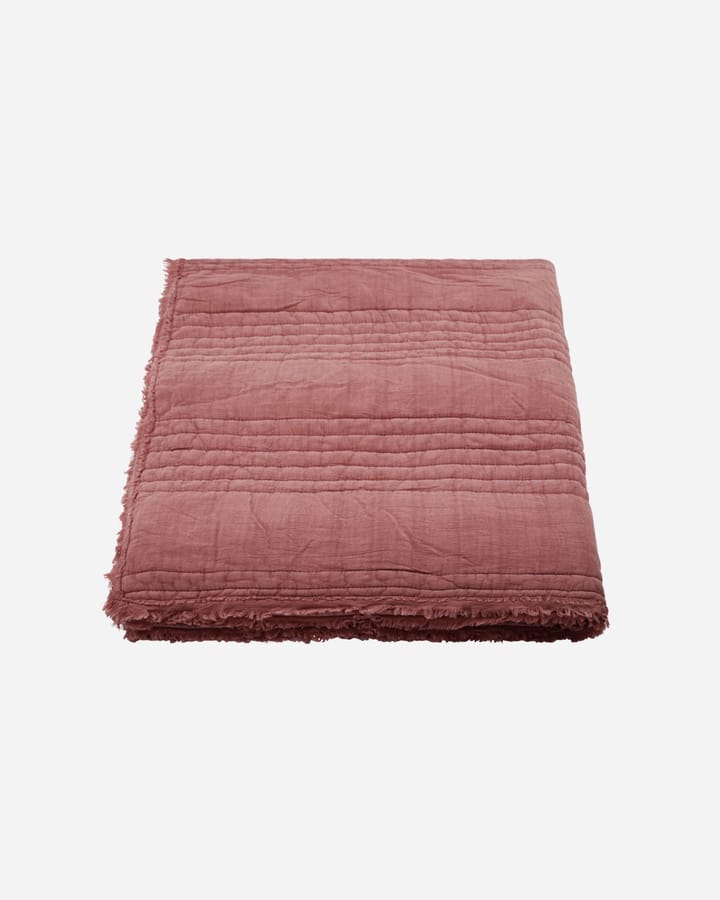Ruffle blanket 130x180 cm - Dusty berry - House Doctor