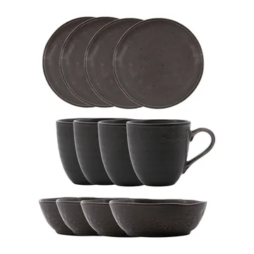 Rustic Brunch kit 12 pieces - Dark grey - House Doctor
