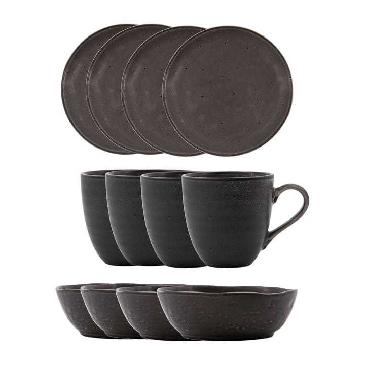 Rustic Brunch kit 12 pieces, Dark grey House Doctor