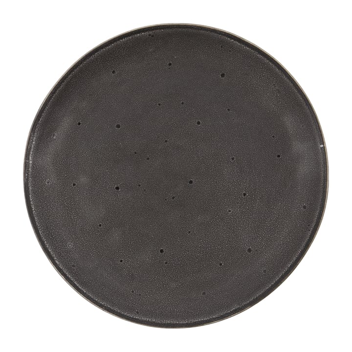 Rustic small plate Ø20 cm - Dark grey - House Doctor