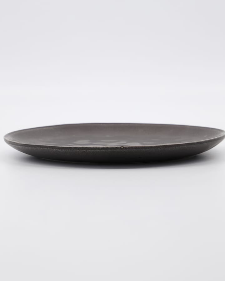 Rustic small plate Ø20 cm, Dark grey House Doctor