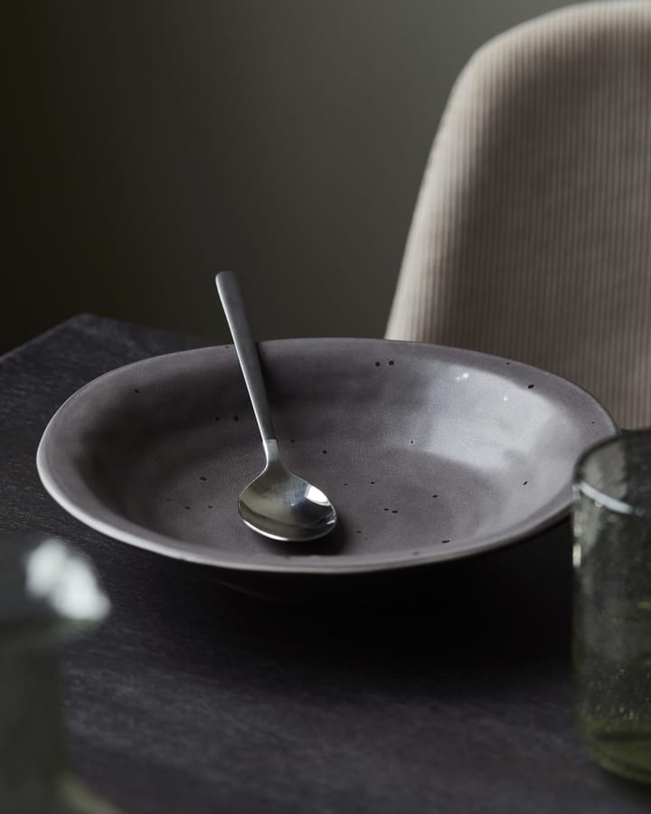 Rustic soup plate Ø25 cm - Dark grey - House Doctor