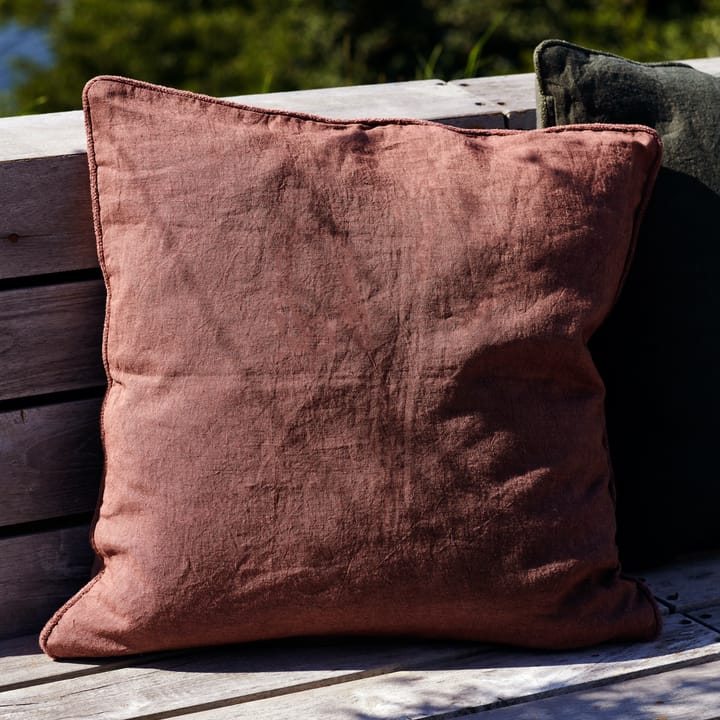 Sai cushion cover 50x50 cm - red-brown - House Doctor