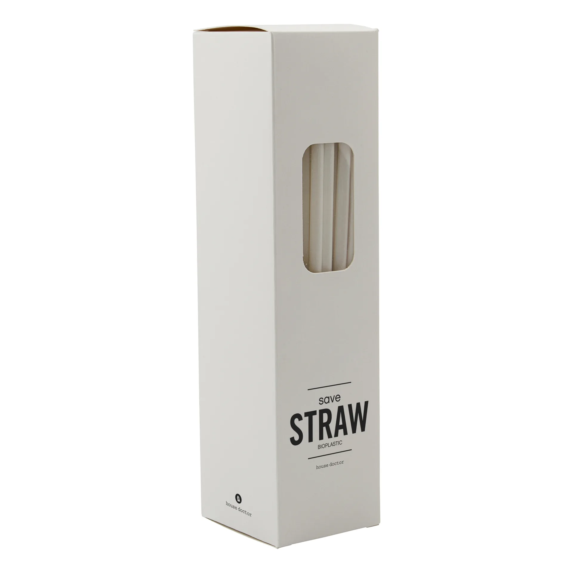 Save straw 100-pack, white House Doctor