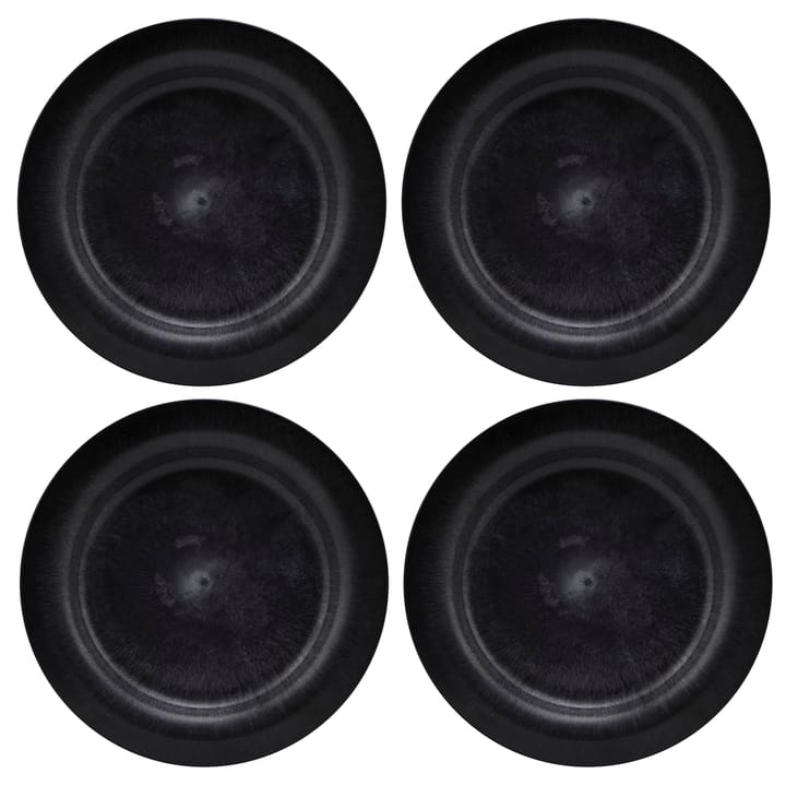 Serveur plate 24 cm 4-pack - black - House Doctor